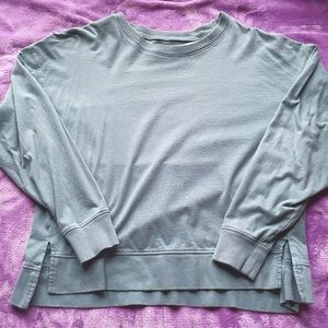 muted green Aeropostale boyfriend tee